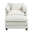 Canapé simple avec repose-pieds-1063998339