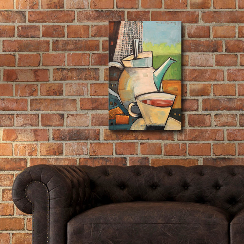 «Tea Time» par Tim Nyberg, H 24 po x l 16 po x P 0,2 po