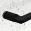 Double panneau d'accès de douche noir coulissant mat, 5476 pouces, verre trempé de 8 mm avec Nano Easy Clean & Resistance, porte à fermeture en douceur, noir, film anti-éclatement, fonction réglable