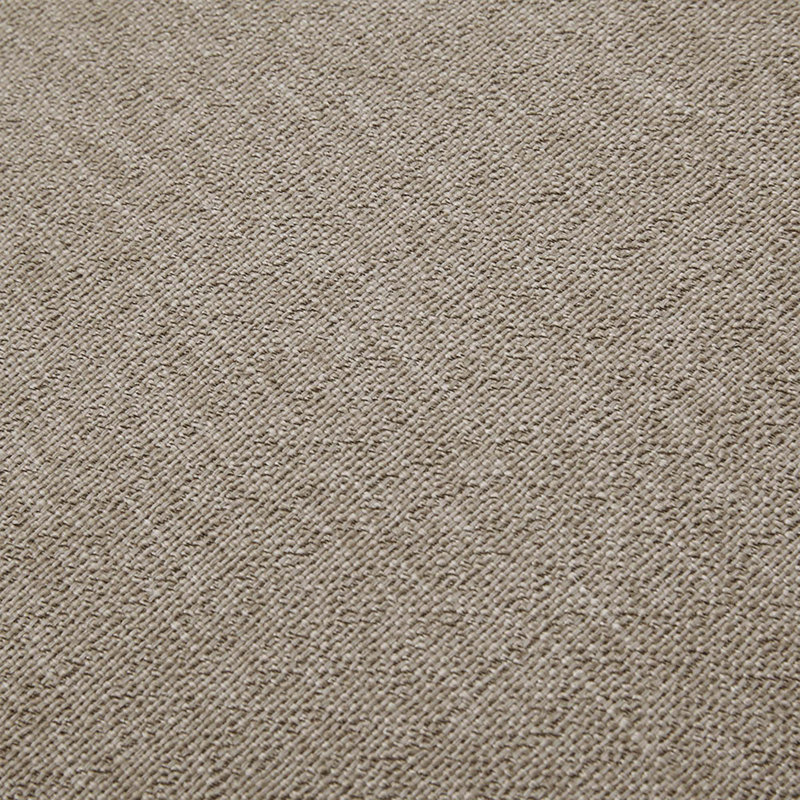 Fauteuil rembourré Novak, Mélange de polyester taupe, Naturel