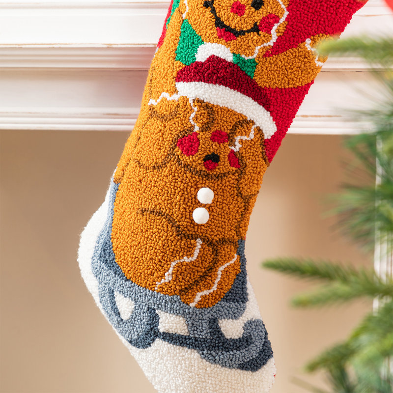 Chaussette de Noël 21 po, pain d'épice
