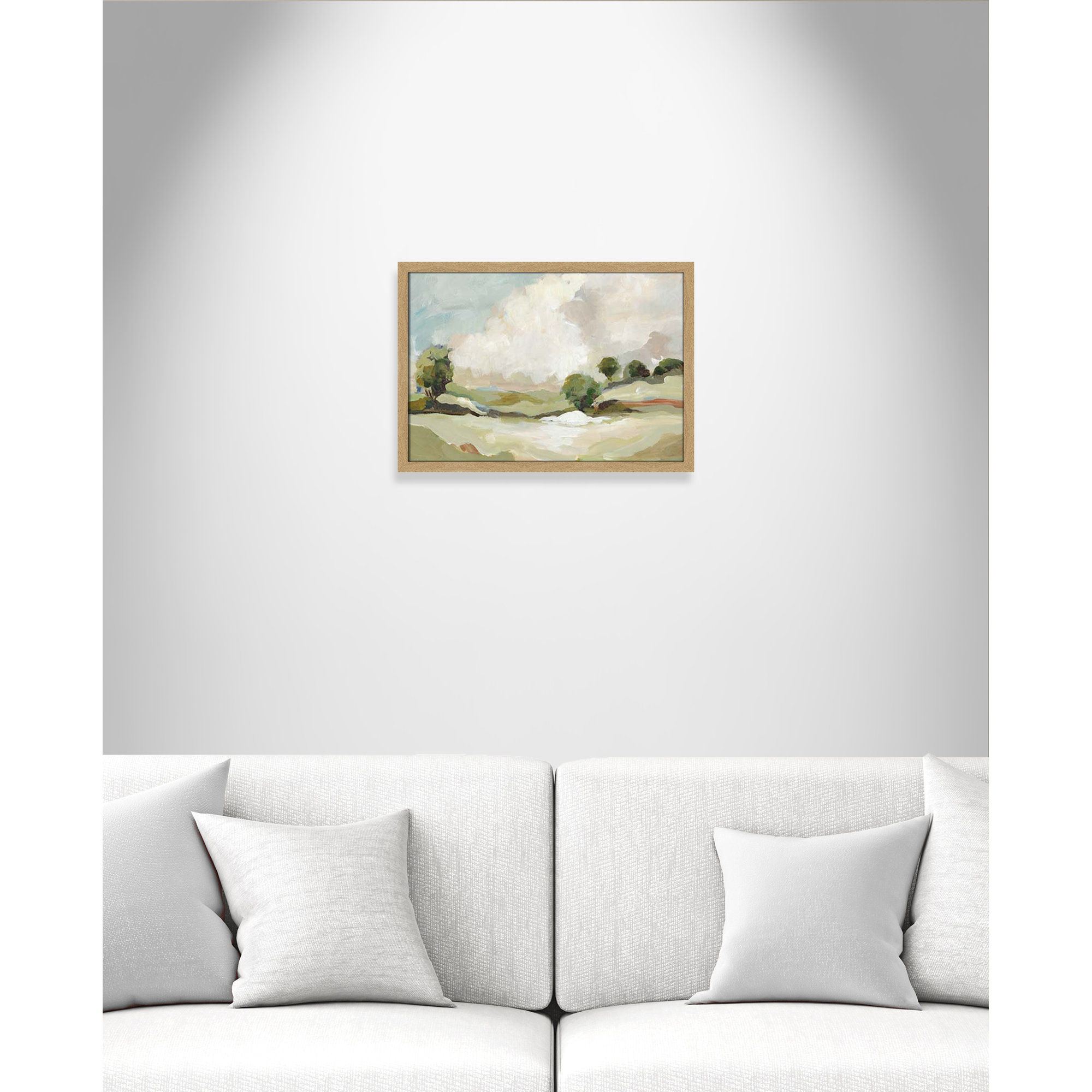 Pastoral Land by Allison Pearce, Brown, 17" H x 23" W x 1.25" D