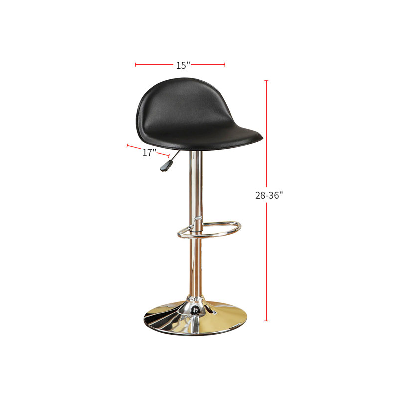 Deux tabourets de bar avec base en métal réglable, tabouret de bar à cadre en métal pour espace de vie