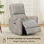 Fauteuil inclinable électrique pivotant rembourré Hjalti-106891552