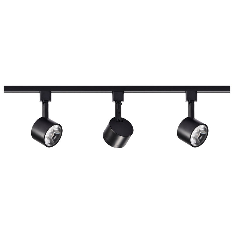 Nuvo Black Steel 48'' 3-Light LED Track Kit