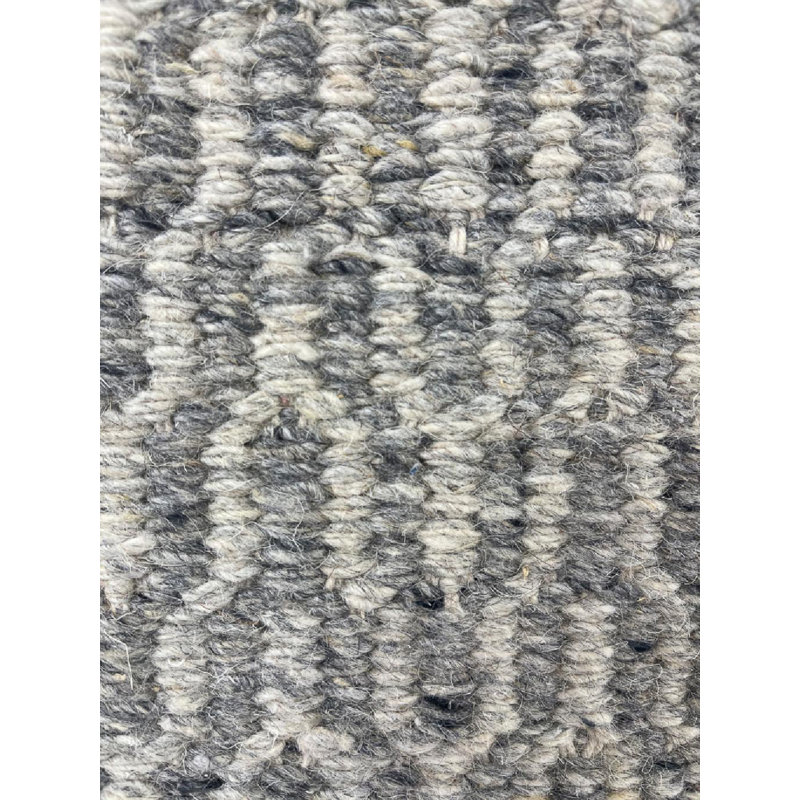 Mantra Chevron Area Rug in Gray, Rectangle 10' x 14'