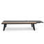 Chaise longue avec table d'appoint en bois, ensemble de 2-327273182