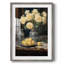 Motif floral rétro - impression encadrée-2046104589