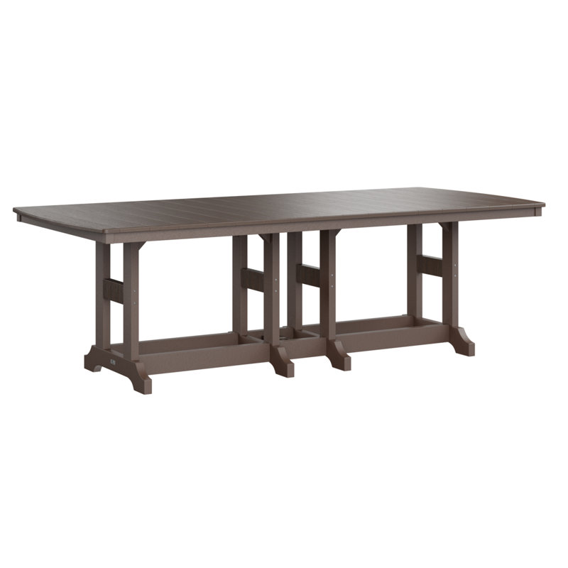 Garden Classic Outdoor Bar Table, Chocolate Brown, Brazilian Walnut
