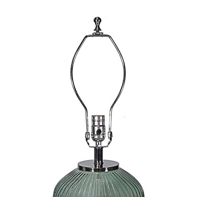 Lampe de table en verre
