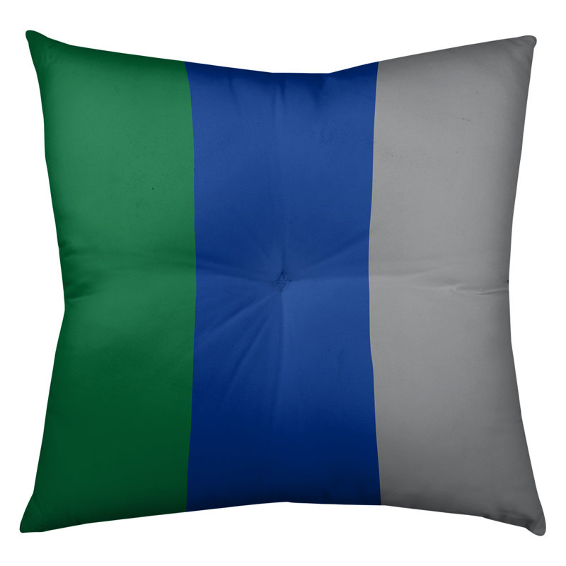  Coussin de sol touffeté, 26 po x 26 po, Bleu