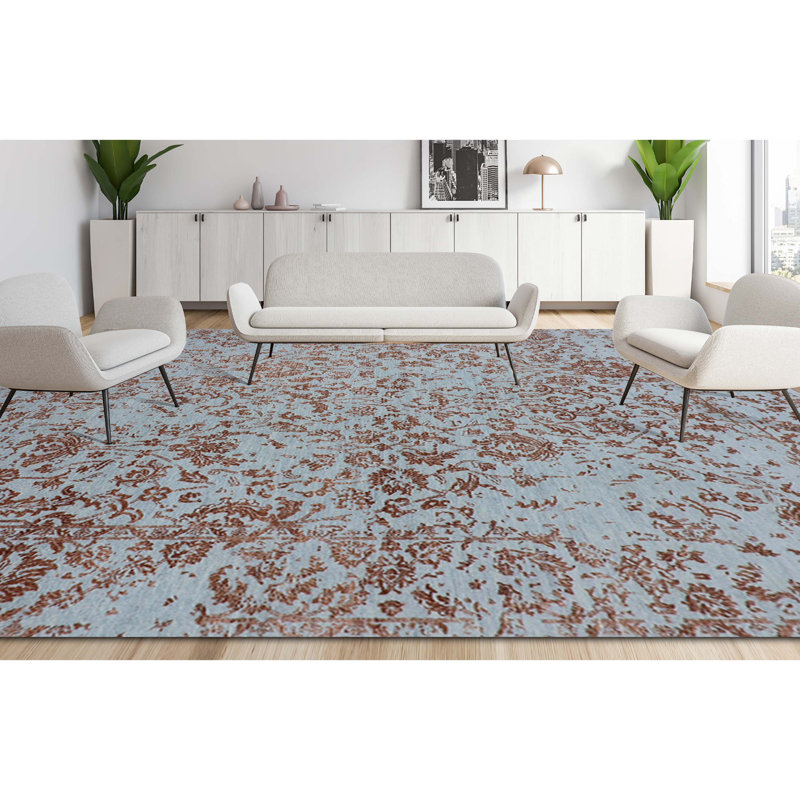 Floral Area Rug, Rectangle 8' x 10'