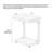 26.57" Brown Rectangular Solid Wood End Tables