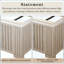 Structure de lit plateforme en bois massif avec tête de lit, lit à lattes en bois sur pied, aucun sommier requis, assemblage facile pour la chambre à coucher-1363854949-1363854955