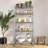 36'' W 5-Tier NSF-Certified Steel Shelving with Wheels