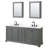 Deborah 80'' Double Bathroom Vanity with Quartz Top-98207321-98207322-98207325