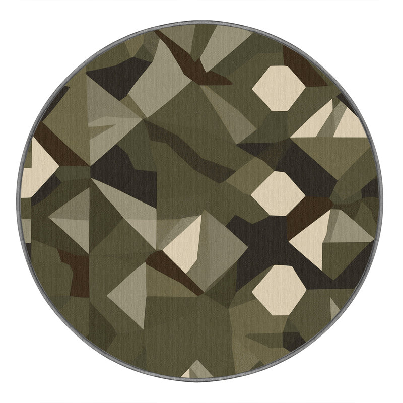 Patrol Sector Rug, Round 7'