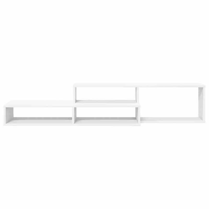 Unfinished TV Stand, 28.5cm H x 150cm L x 25cm W, White