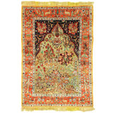 Meikel Oriental Area Rug in Gold