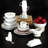 BIA Cordon Bleu 4 Piece Set Porcelain Table Accesssories