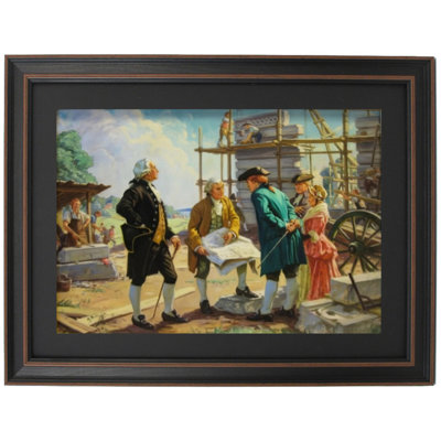 Washington Inspects The Nation's Capitol 1794 By Henry Hintermeister