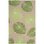Tapis floral en alpaga brun fait à la main-20918038