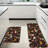 Forest Mushroom Elements, Kitchen Mats Set Of 2