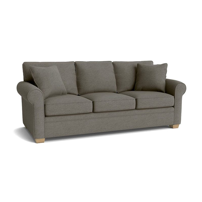 Quaker Upholstered 84'' Sofa, Entice Mist, Unfinished