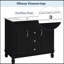 Meuble-lavabo à fermeture douce 36 po avec 2 tiroirs-1146064255