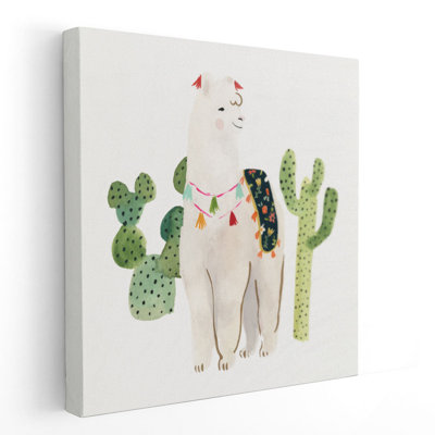 Sweet Alpaca I - reproduction d'art sur toile