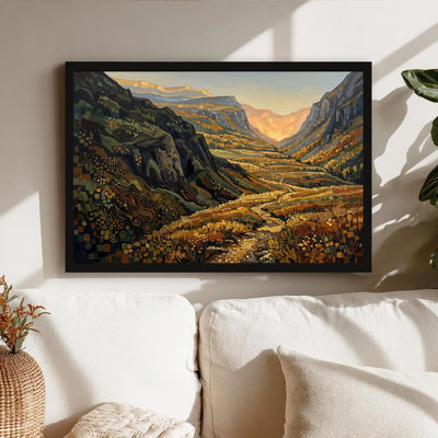 Art mural sur toile Mountain Valley