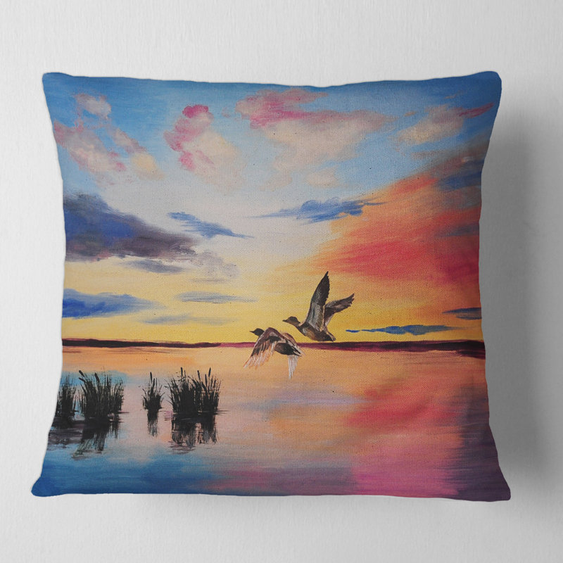 Animal Print Throw Pillow, 18" x 18"