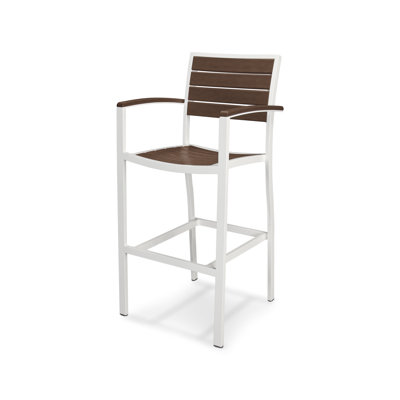 Chaise avec accoudoirs de bar POLYWOOD Euro