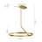 Minimalist Ring Dimmable LED Pendant-593259868