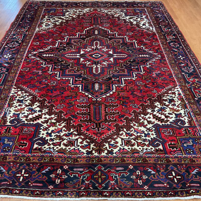 HERAT ORIENTAL Handmade Heriz Wool Rug