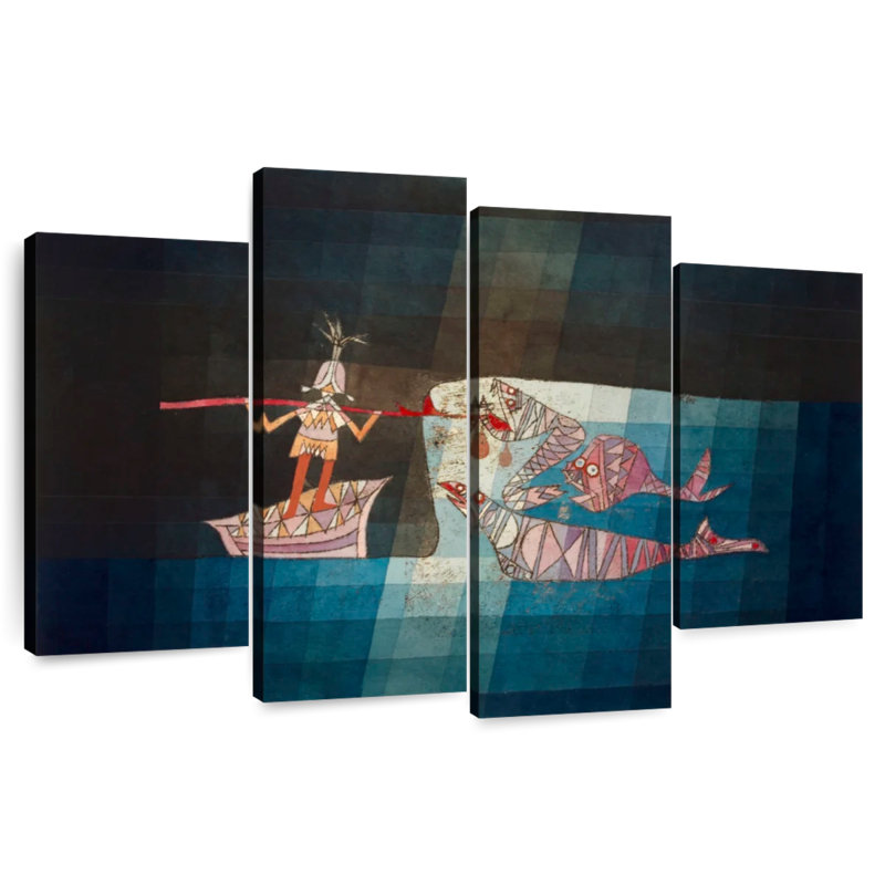 Scène de combat Avery de l'Opéra amusant et fantastique The Seafarers, H 48 po x l 75 po