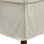 Jupe de lit en satin de coton égyptien 15 po, motif à rayures soyeuses