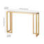 Oscar Glass Top Console Table-1946352354