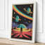 Cosmic Wonder Retro - Wrapped Canvas-174969225-174969227