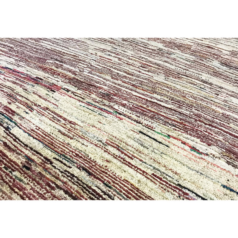 Hand-Knotted High-Quality Beige Area Rug