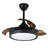 Aadvik 42" Retractable Ceiling Fan with LED Lights and Remote, 6-speed Reversible Fan-408065404-408065379