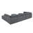 Arfsten Corduroy U-Shaped Sectional-1730604746