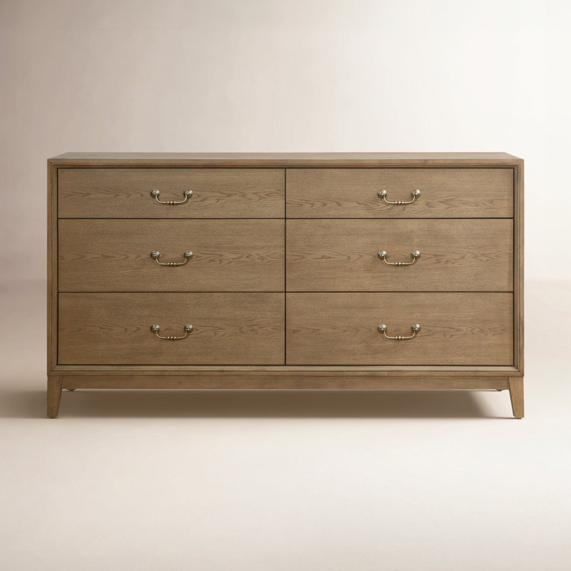 Bartlett 6 Drawer Dresser, Brown