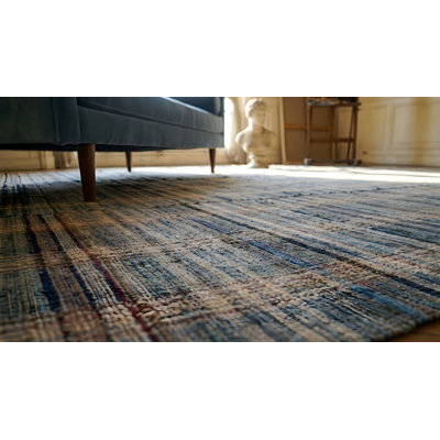 Antique American Rag Flat Weave Rug
