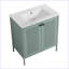 Meuble-lavabo autoportant moderne avec lavabo en céramique-2057618876