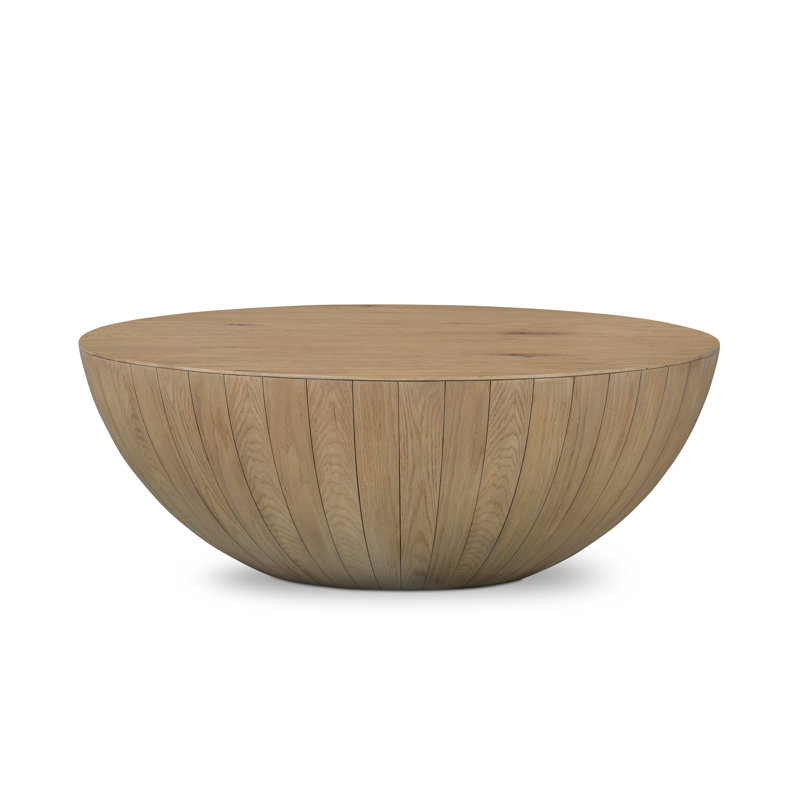 Ryan Solid Wood Coffee Table, Natural Oak