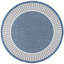 Tapis bleu à tissage plat Dexter-1756420864