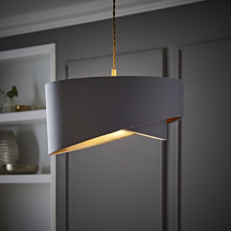 Basharat 1 - Light Novelty Lamp Shade, Grey