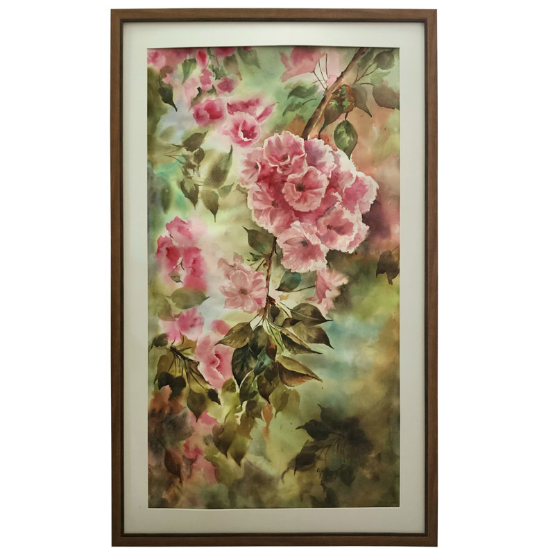 Fleur de cerisier | Aquarelle sur papier | Puja Kumar | Pour la décoration murale