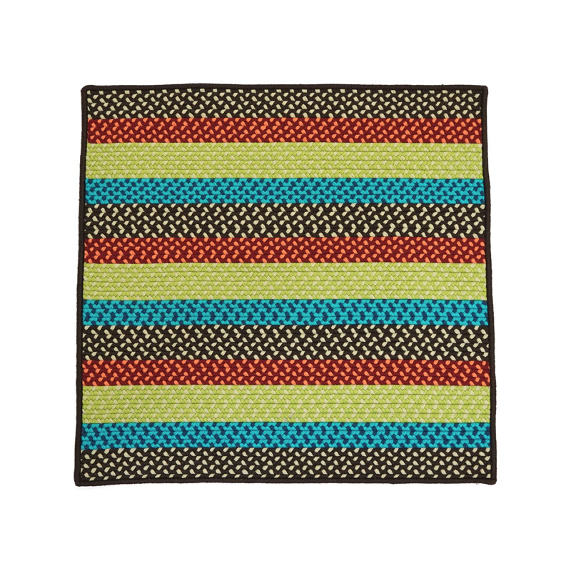 Tapis carré intérieur / extérieur Semjon, Carré 3 pi
